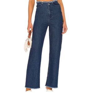 WeWoreWhat Frayed Straight Jean